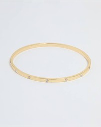 Lovisa - Gold Plated Diamante Inlay Bangle