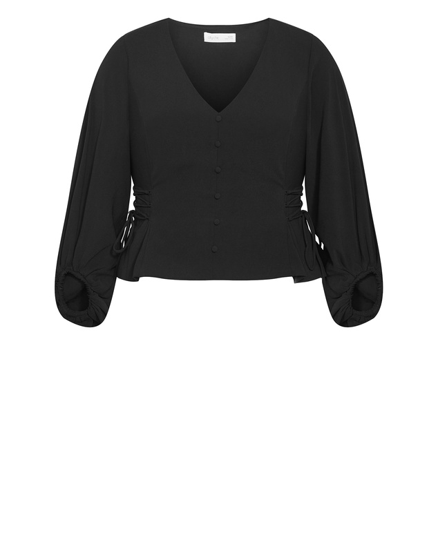 City Chic - After Dark V Neck Top