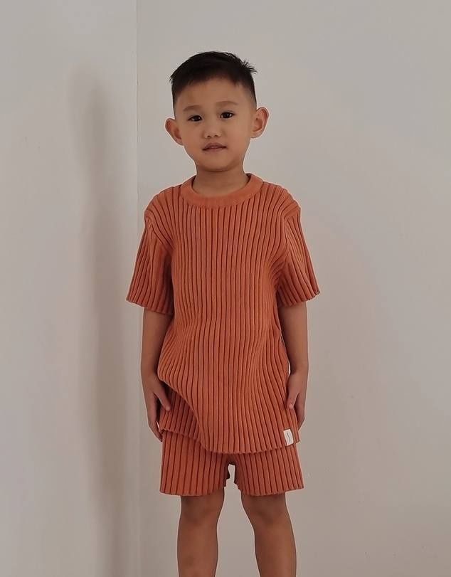 All Fenix - Mini Rib Knit Shorts - Babies-Kids