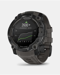 Garmin - Instinct 3 50mm AMOLED Black Bezel with Charcoal Band