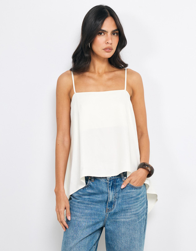 AERE - Gio Drape Hem Top