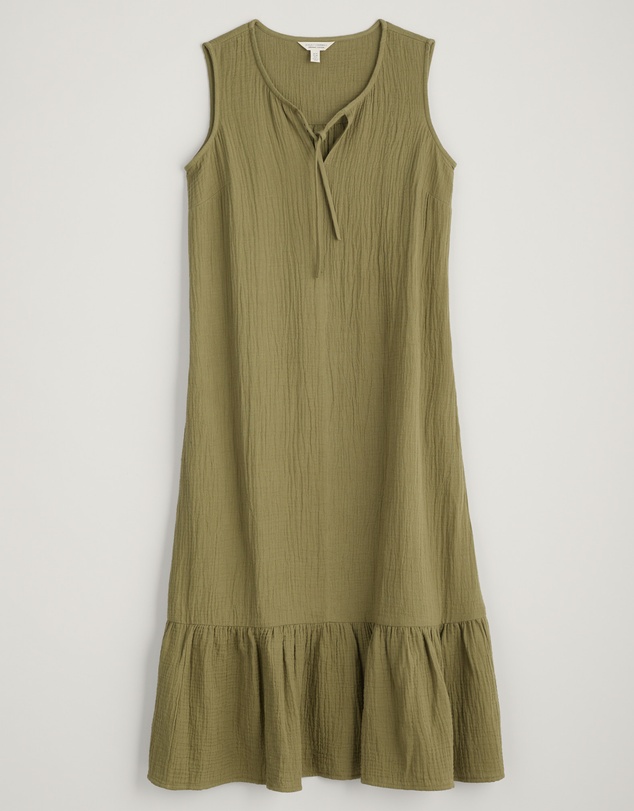 Seasalt - Seasalt Cornwall Green Teaspoon Bay Dress
