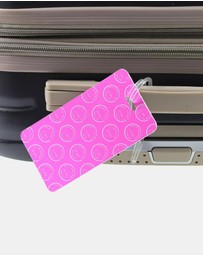 Milleni - Milleni Travel Pink Stamps Luggage Tag