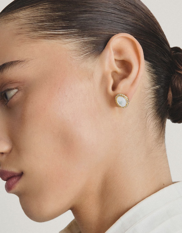 THOMAS SABO - THOMAS SABO Ear studs mother-of-pearl with zirconia