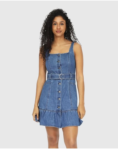 Belle & Bloom - Reunite Denim Mini Dress