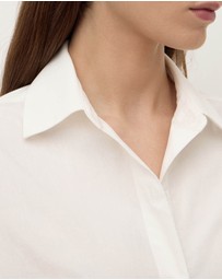 Assembly Label - Lima Cropped Shirt