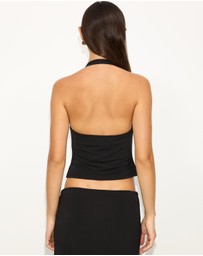 Dazie - After Hours Halter Top