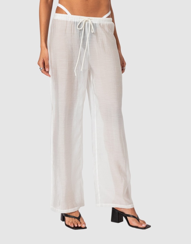 EDIKTED - Breezy Sheer Pants