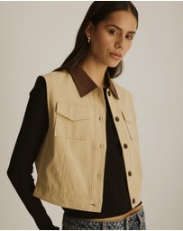 Atmos&Here - Juniper Contrast Collar Shirt