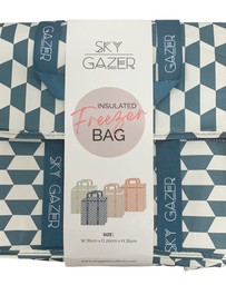 Sky Gazer - Insulated Freezer Shopping Bag - Navy