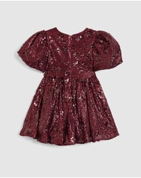 Bardot Junior - Isabel Flower Sequin Dress - Kids-Teens