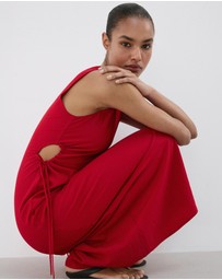 M.N.G - Cut-Out Dress with Bows