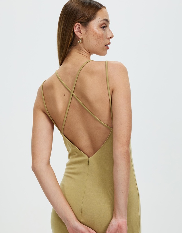 Third Form - Form Cross Back Midi Dress