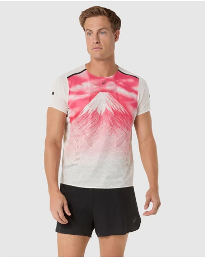 ASICS - Fujitrail Elite Graphic Short Sleeved Top - Men's