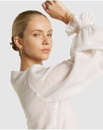FRIEND of AUDREY - Oia Ramie Top