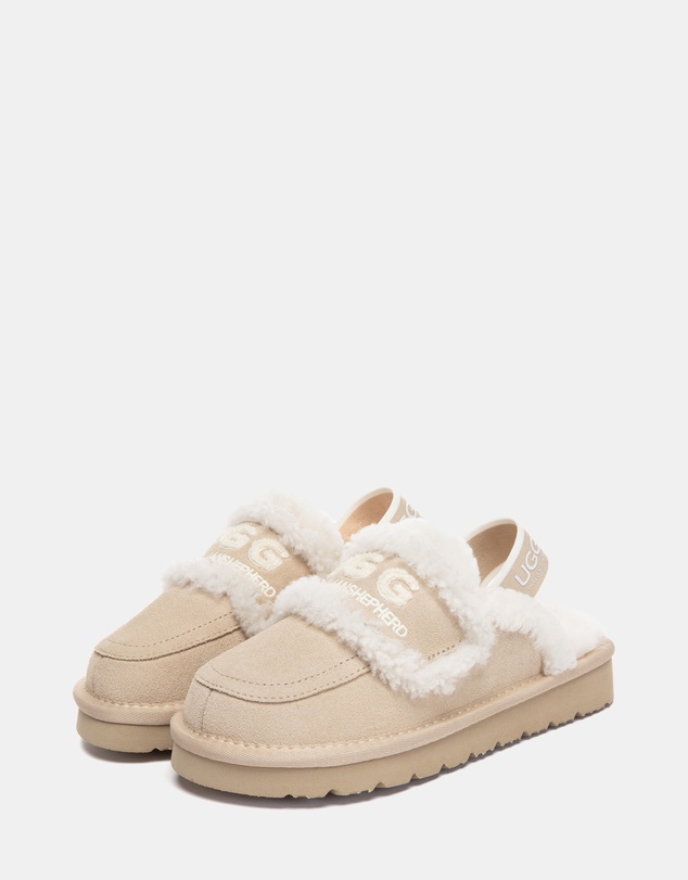 EVERAU - Australian Shepherd Ugg Rilee Kids Cow Suede Upper House Shoes
