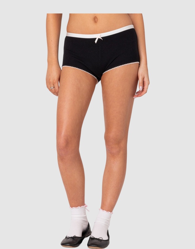 EDIKTED - Mariana Pointelle Micro Shorts