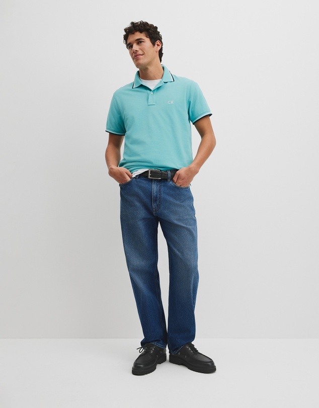 Country Road - Australian Cotton Cr Logo Pique Polo