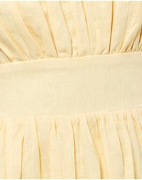AERE - Gracelyn Linen Midi Dress