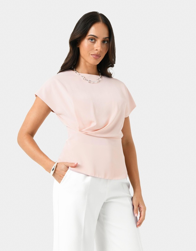 Forcast - Bonnie Gathered Peplum Top