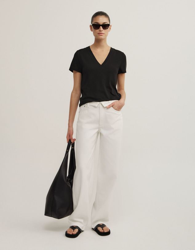 Witchery - Jersey V-neck T-shirt