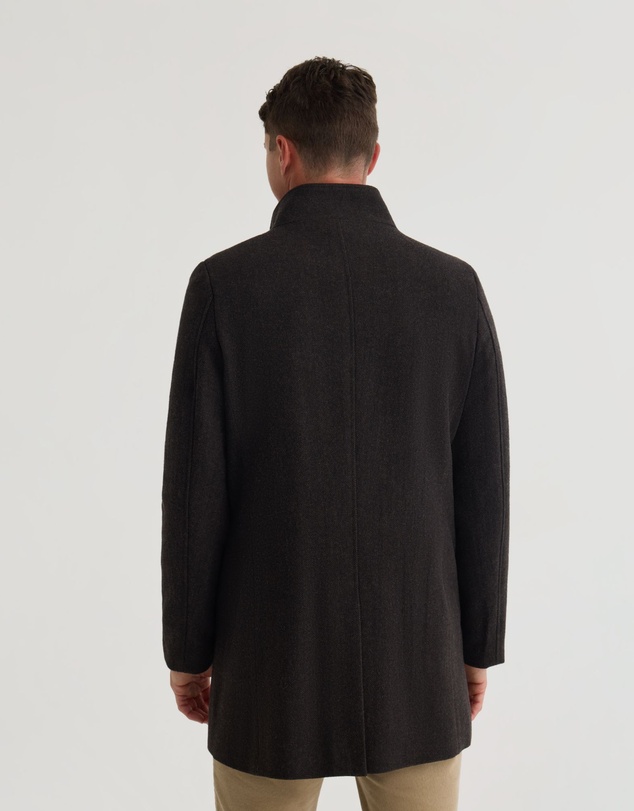 Oxford - Dunbar Herringbone Wool Coat