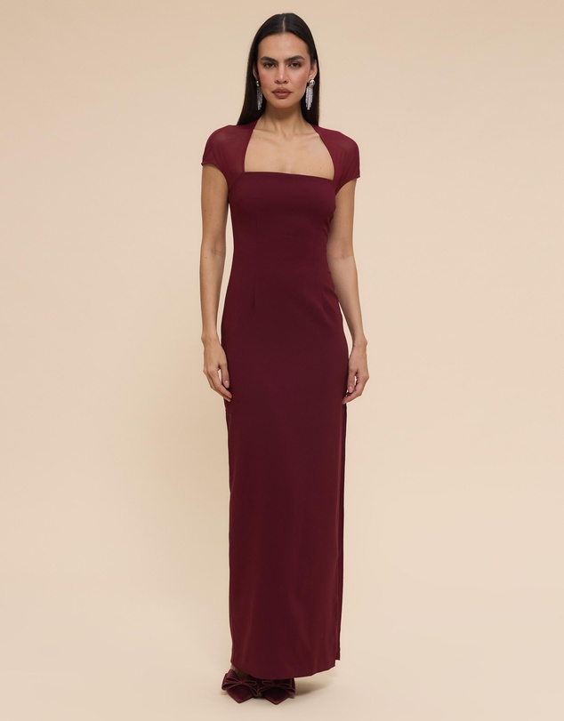 CHANCERY - Florence Mesh Detail Maxi Dress