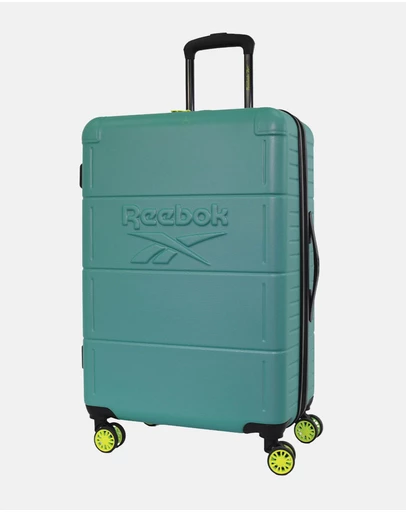 Reebok - Reebok Wanderer 76cm LARGE Hard Shell Suitcase in Turquoise