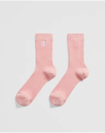 Country Road - Australian Cotton Blend Cr Ribbed Three Quarter Crew Sock
