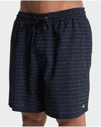 Quiksilver - Mens Stretch Printed Volley 17