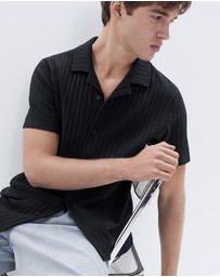 UNISON - Rib Stitch Button Thru