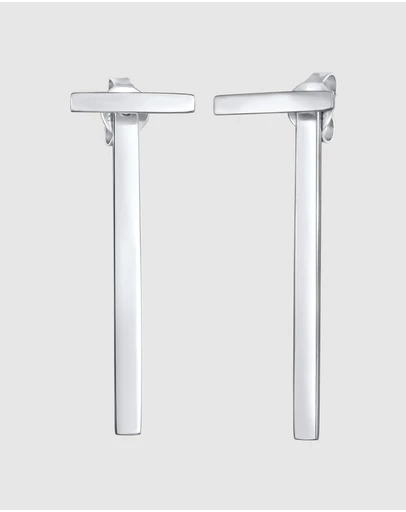 Elli Jewelry - Rod Stud Earrings in 925 Silver