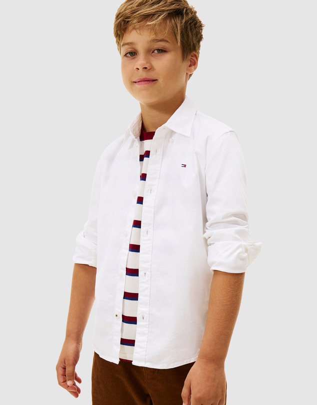 Tommy Hilfiger - Stretch Oxford Shirt - Kids