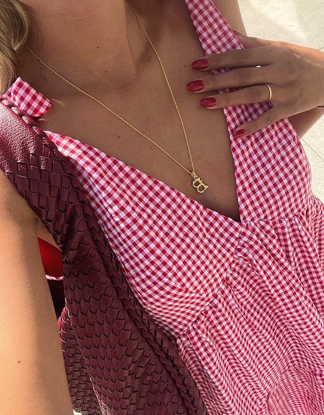 Beginning Boutique - Angel Girl Red Gingham Mini Dress