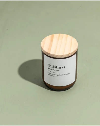The Commonfolk Collective - Christmas ~ Dictionary Meaning Candle