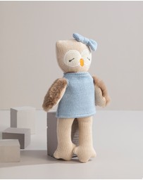 Living Textiles - Knitted Animal Toy - Ollie the Owl