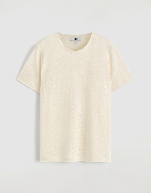 COS - Crew-Neck Linen T-Shirt