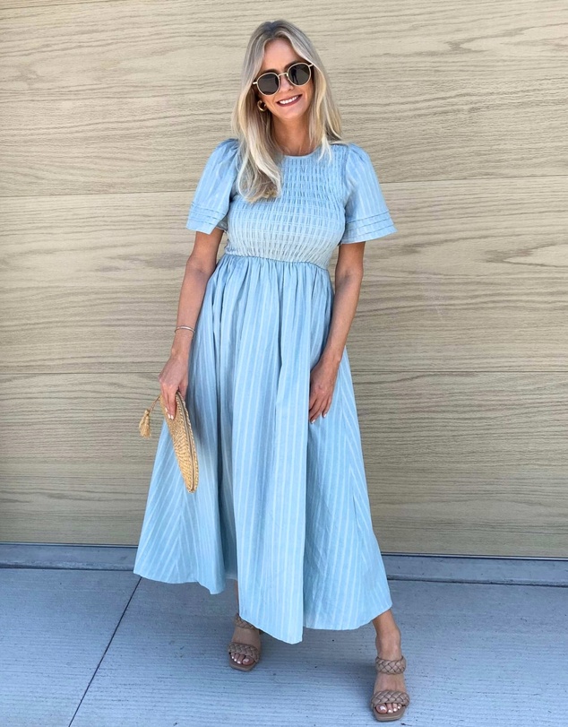 Esther & Co - Iolana Dress - Sage