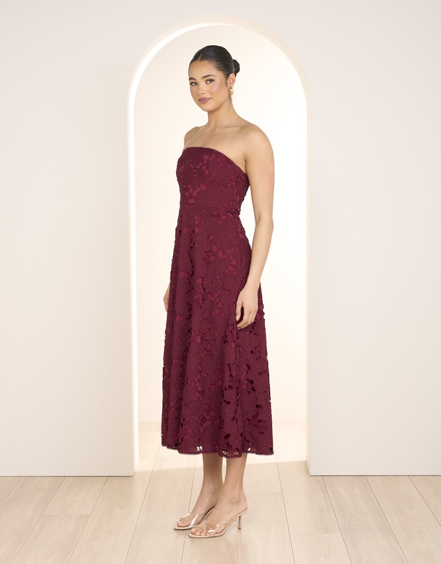 Pilgrim - Nellie Strapless Midi Dress