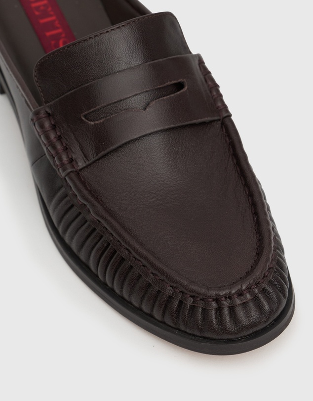 Betts - Harlow Leather Mule Loafers