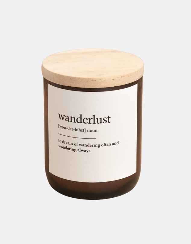 The Commonfolk Collective - Wanderlust ~ Dictionary Meaning Candle