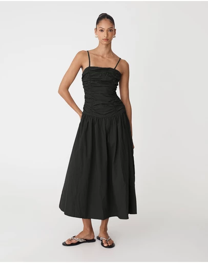 Forcast - Cathy Cotton Modal Midi Dress