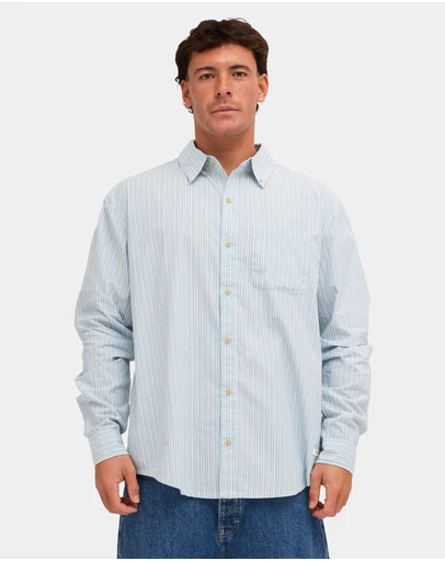 Element - Mens Button Down Long Sleeve Shirt
