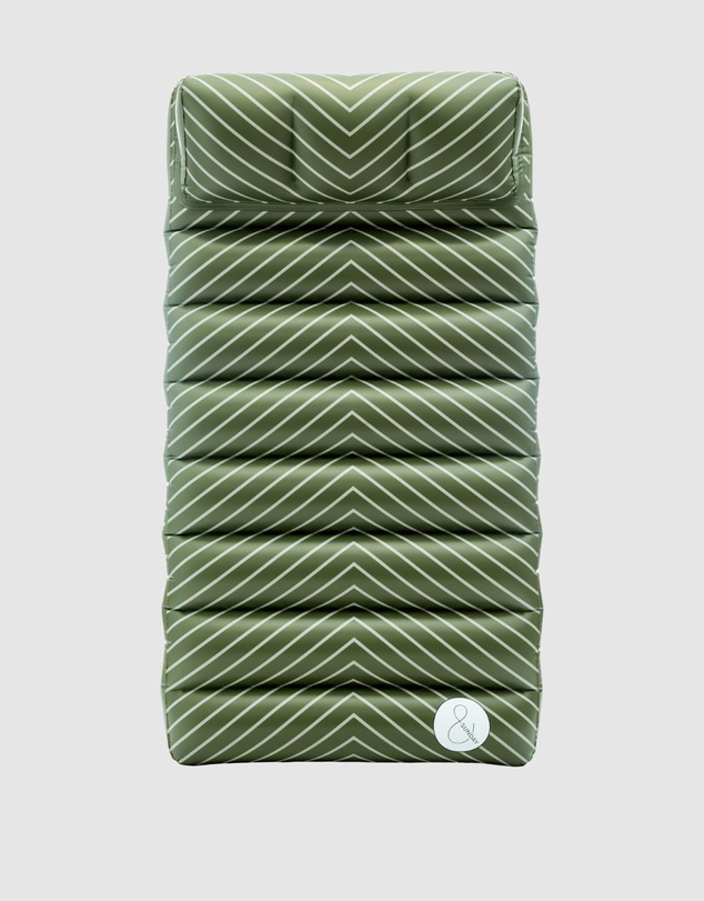 &Sunday - Resort Inflatable Pool Lounger Lilo- Olive