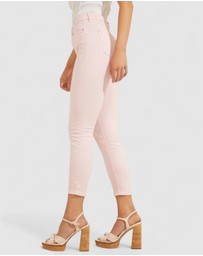 GUESS - 1981 High-Rise Cropped Skinny Jeans