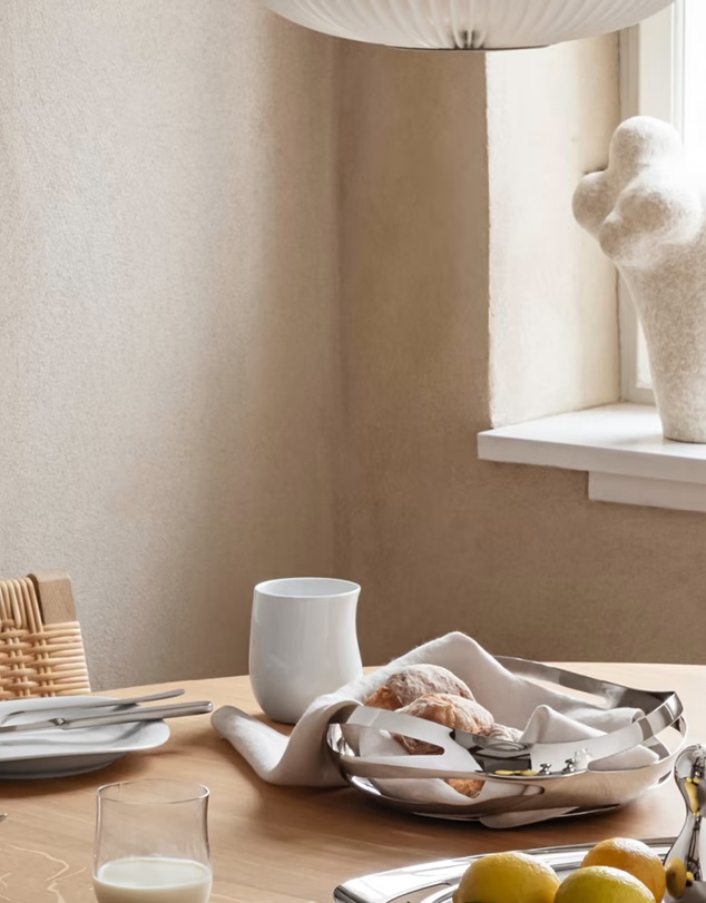 Georg Jensen - Cobra Pitcher and Bread Basket Set