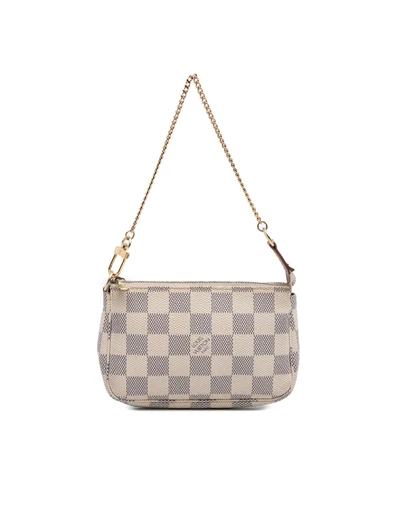 Pre-Loved by Azura Reborn - Pre-Loved Damier Azur Mini Pochette Accessoires