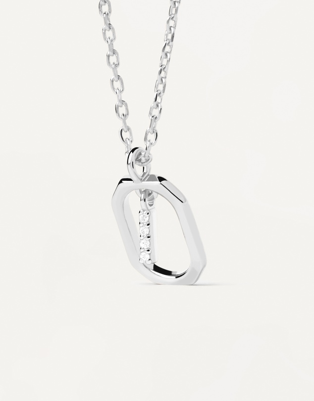 PDPAOLA - Mini Letter I Silver Necklace