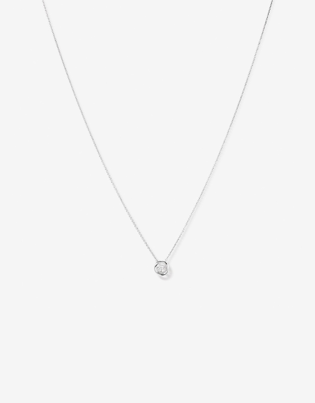 Michael Hill - Lume Lab Round Pendant with 0.10 Carat TW of Laboratory-Grown Diamonds in Sterling Silver