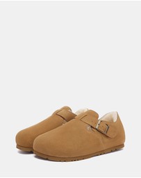 EVERAU - EverAU Ugg Hazora Cow Suede Upper Loafer Oxfords Flats